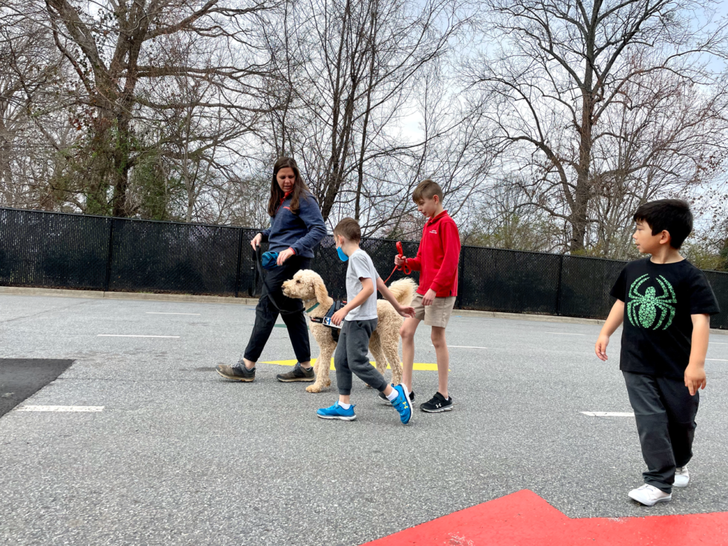 service dog outing at school
